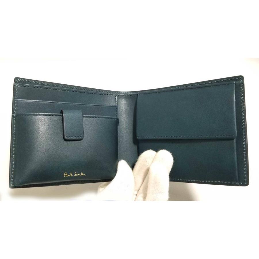 Paul Smith（ポール・スミス） 未使用 二つ折り 財布 ダークグリーン