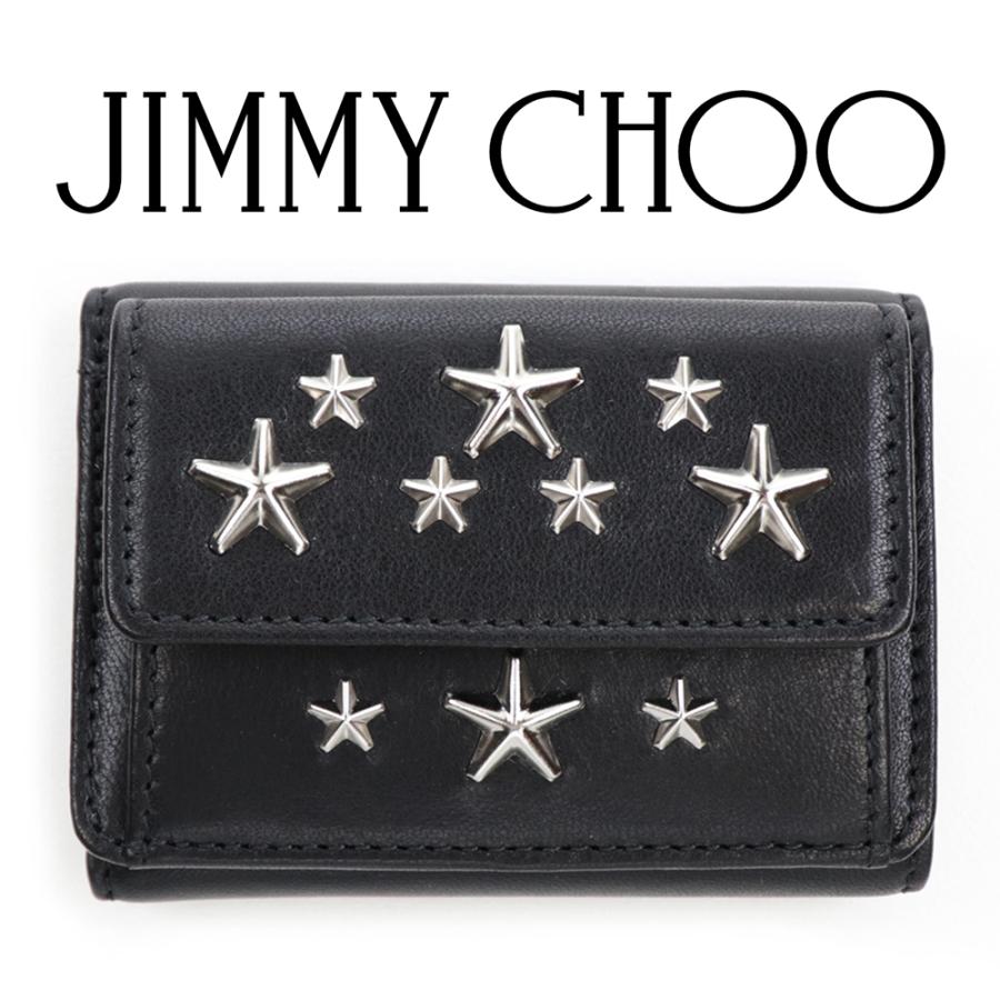 JIMMY CHOO（ジミーチュウ） 財布 三つ折り ミニ財布 コンパクト