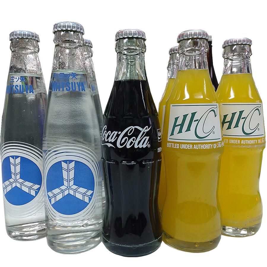 HI-C コカ・コーラ瓶 Hi-Cオレンジ瓶 三ツ矢サイダー瓶 ノスタルジー