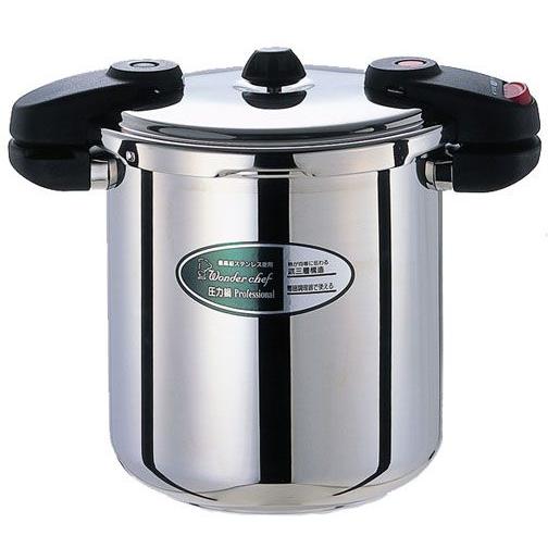 欠品中。3月入荷予定】両手圧力鍋10L 業務用PROミドルサイズ 新