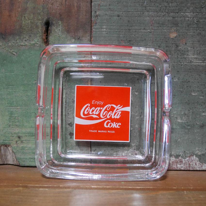 Coca Cola（コカコーラ） 卓上灰皿 coca-cola アッシュトレイ ガラス