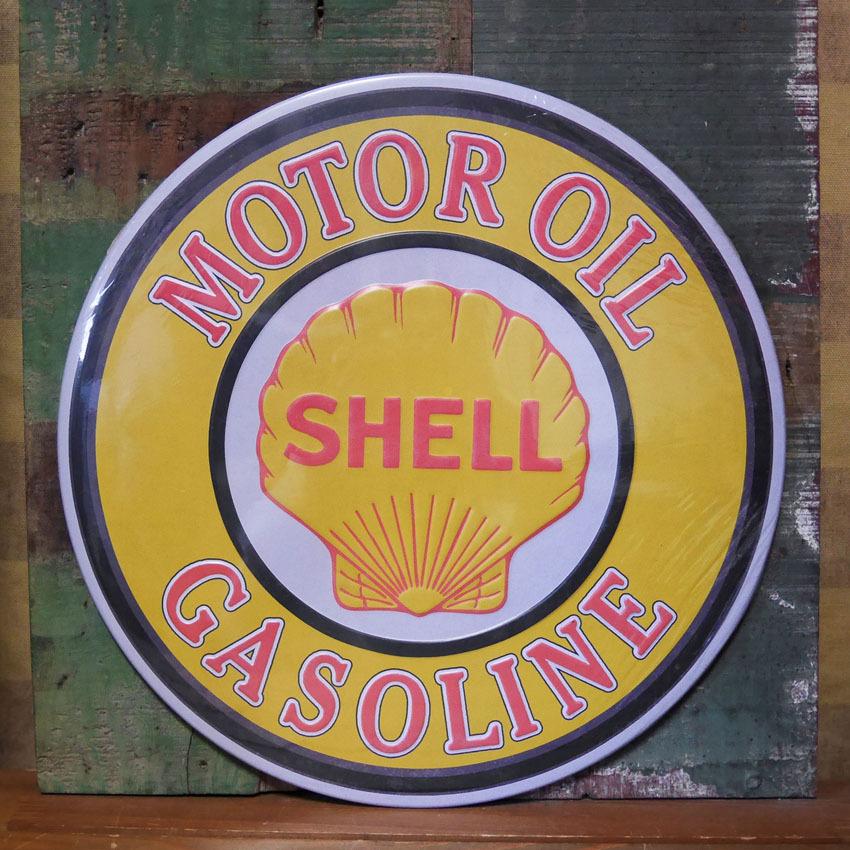 SHELL CLASSIC ブリキ看板 シェルオイル ティンサイン インテリア