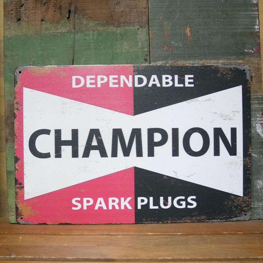 CHAMPION アメリカンサインボード インテリア チャンピオン A4サイズ