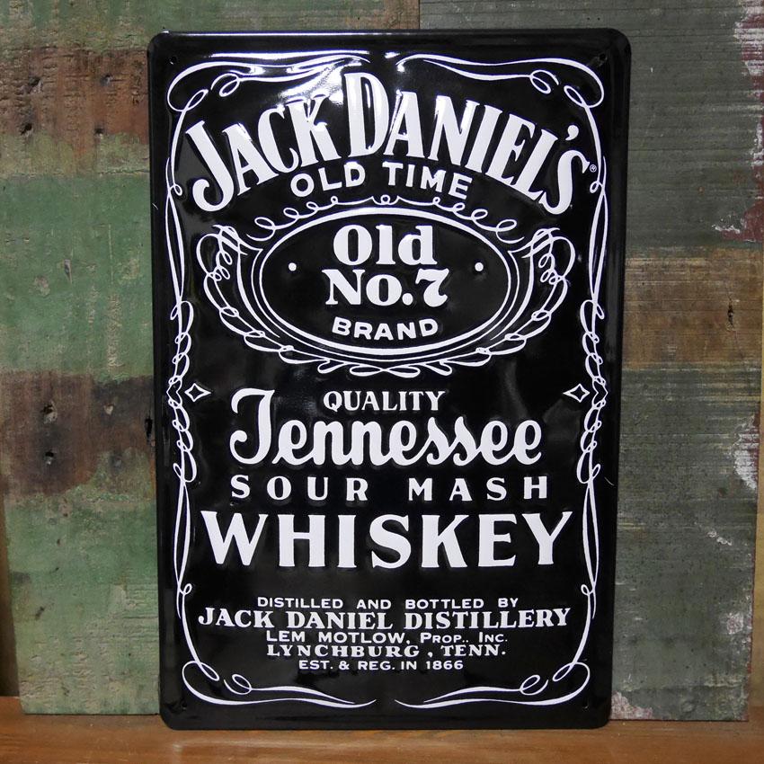 ブリキ看板 ジャックダニエル インテリア メタルサインプレート JACK