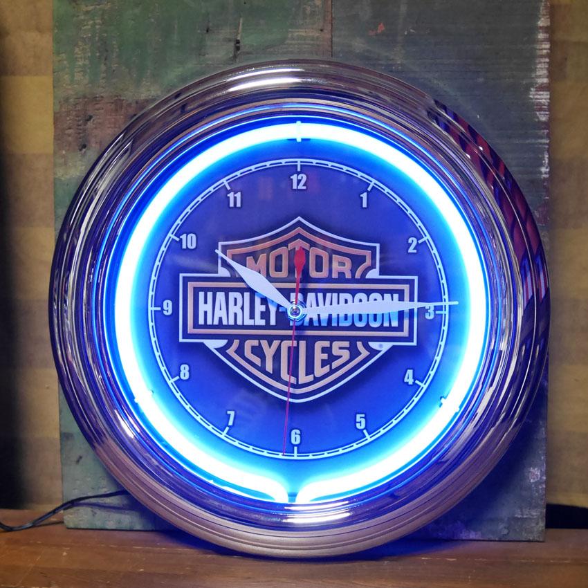 Harley Davidson（ハーレー・ダビッドソン） ネオンクロック バー