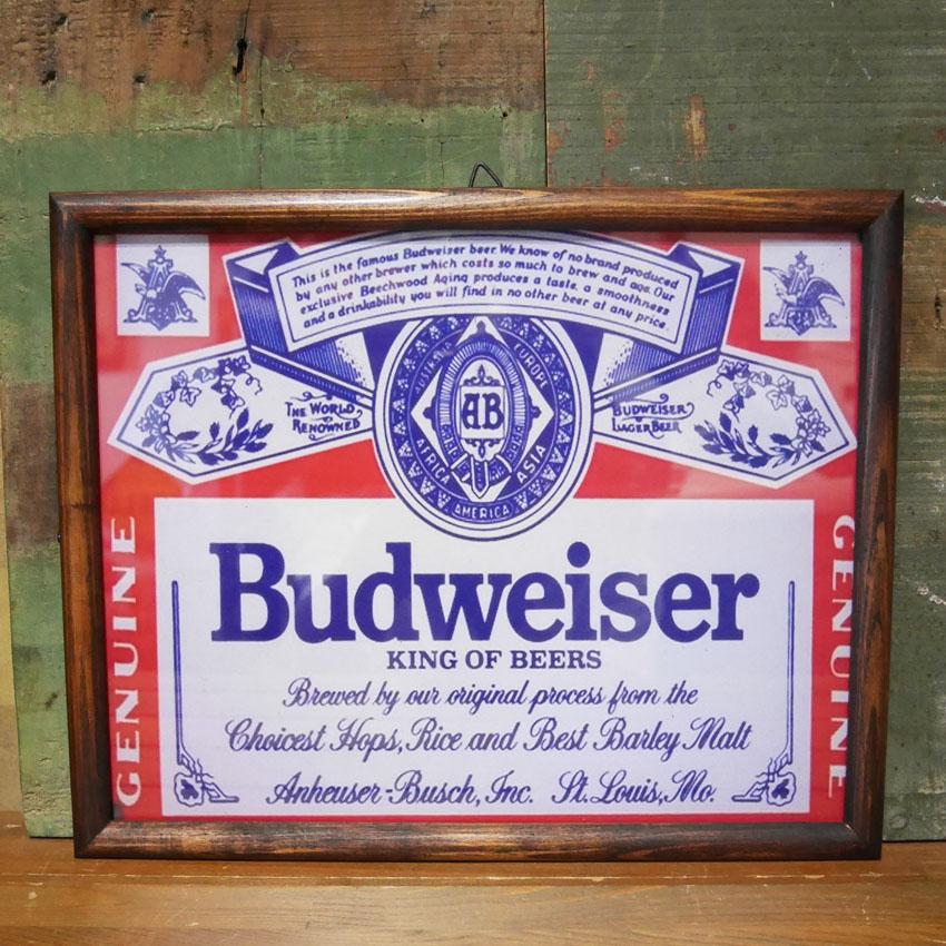 Budweiser インテリアピクチャー バドワイザー ポスター ピクチャー