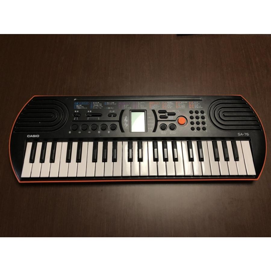 CASIO（カシオ） キーボード CASIO SA-76 高音質 自動演奏 液晶 44ミニ