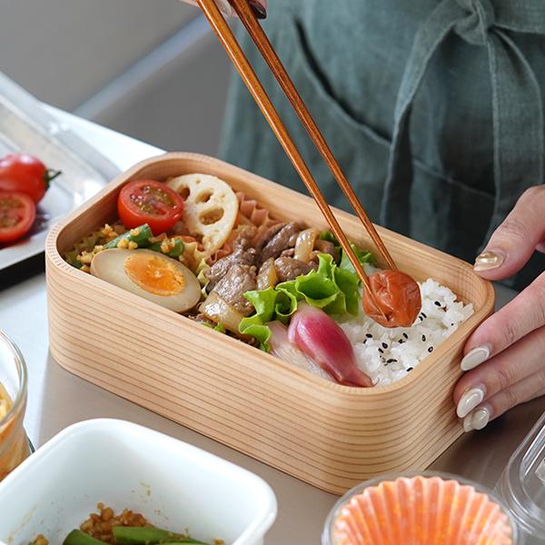 朝倉家具 三ツ星弁当箱 600ml 木製 弁当箱 わっぱ弁当 杉 桐 天然木