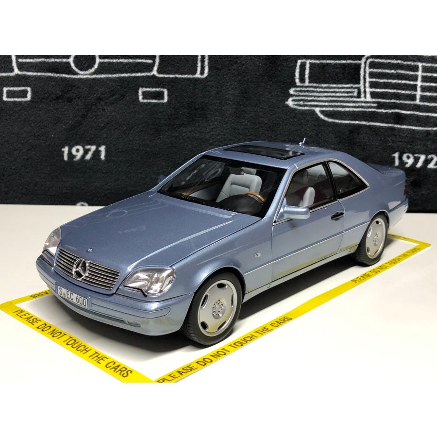 norev 1/18 Mercedes Benz CL 600 C140 1997 lightblue メルセデス