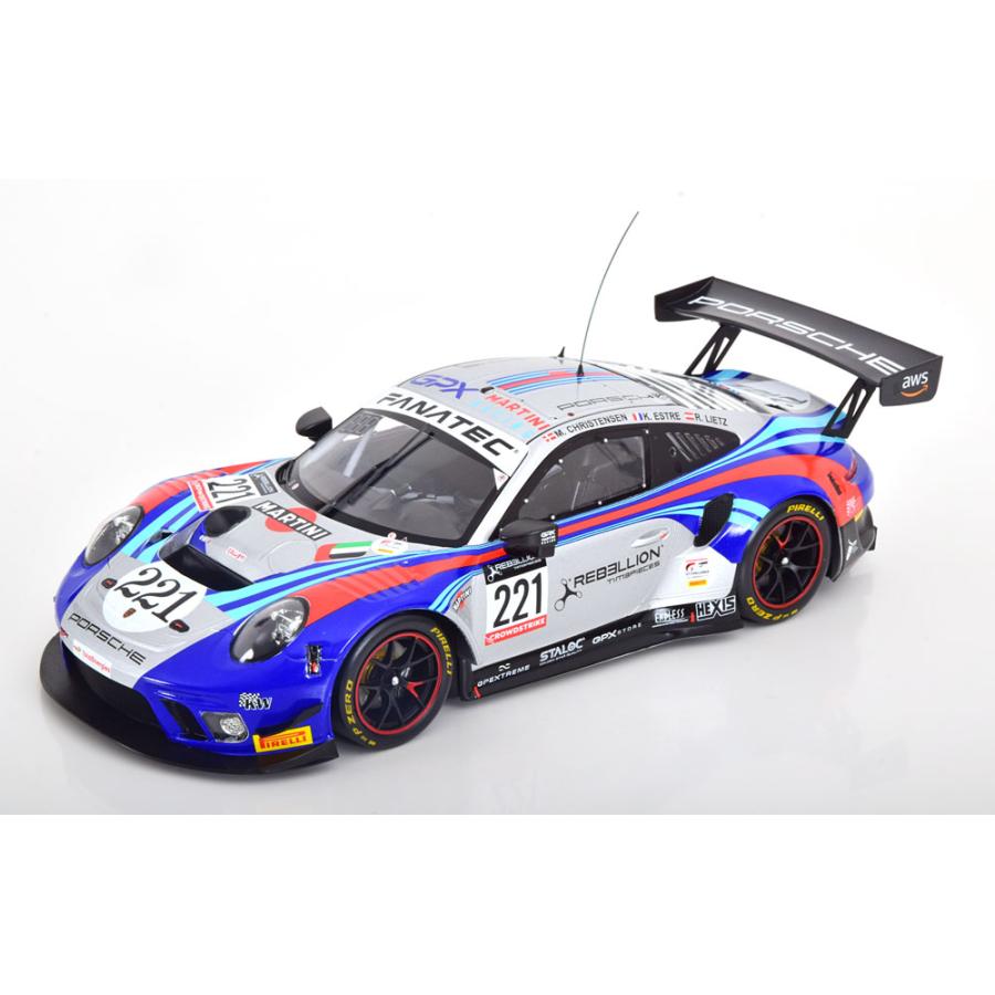 ixo Ixo 1/18 Porsche 911 GT3 R #221 24h Spa 2022 Martini Lietz