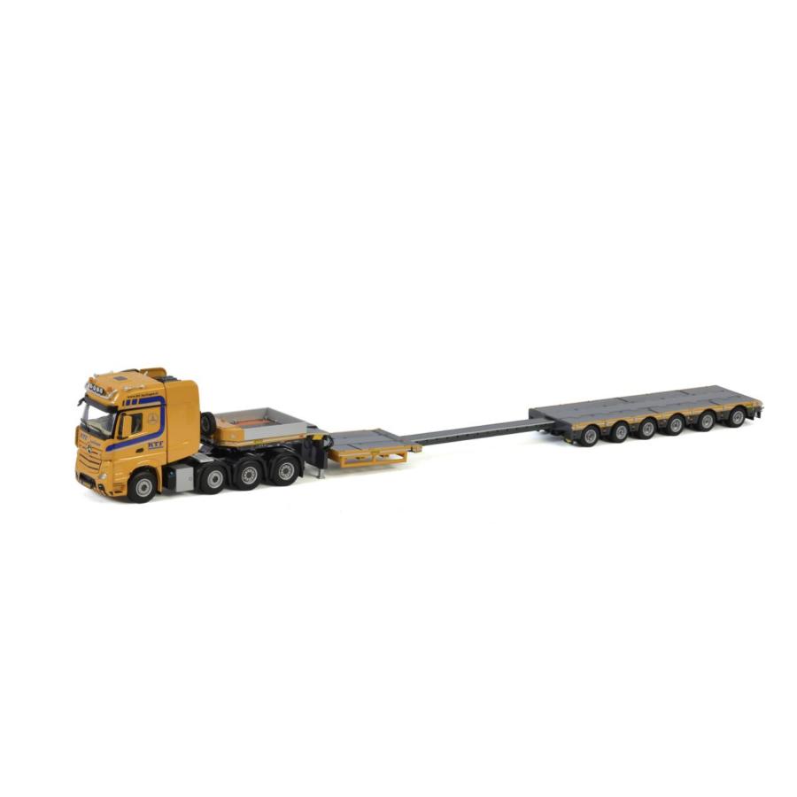 WSI 1/50 Mercedes Benz Actros MP4 SLT Gigaspace Lowloader 