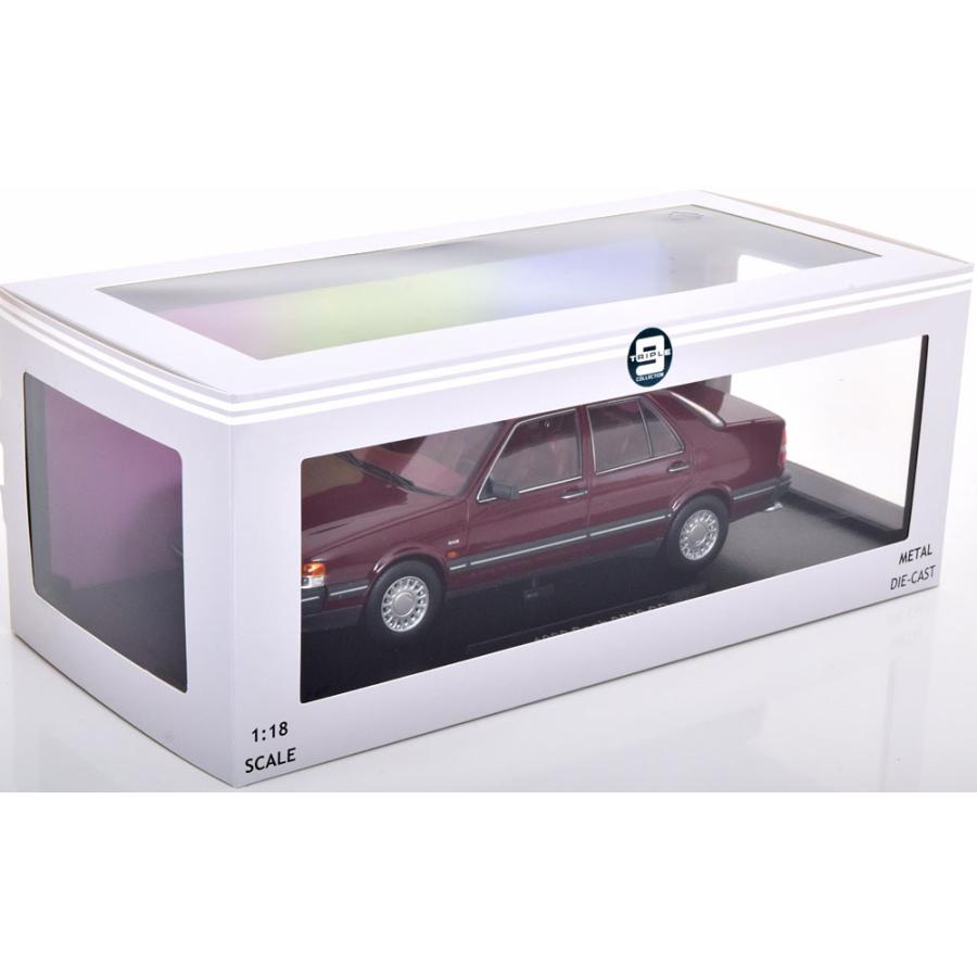 Triple 9 1/18 Saab 9000 CD 1990 ダークレッド サーブ : Garage FORZA