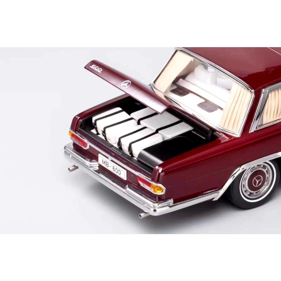 NZG 1/18 Mercedes Benz 600 Pullman W100 1968-1980 wine red