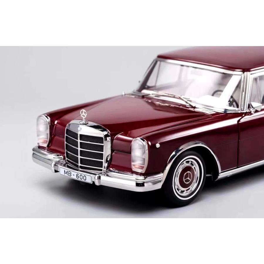 NZG 1/18 Mercedes Benz 600 Pullman W100 1968-1980 wine red
