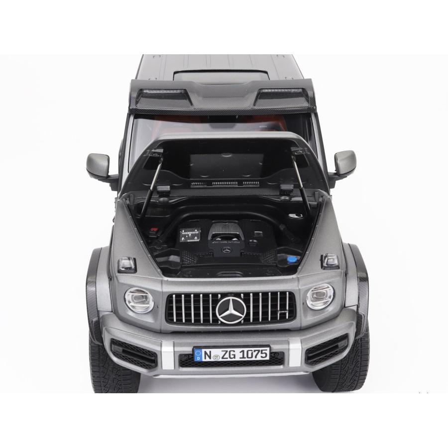 NZG 1/18 Mercedes Benz G63 W163 4x4 AMG 2023 PLATIN MAGNO GREY