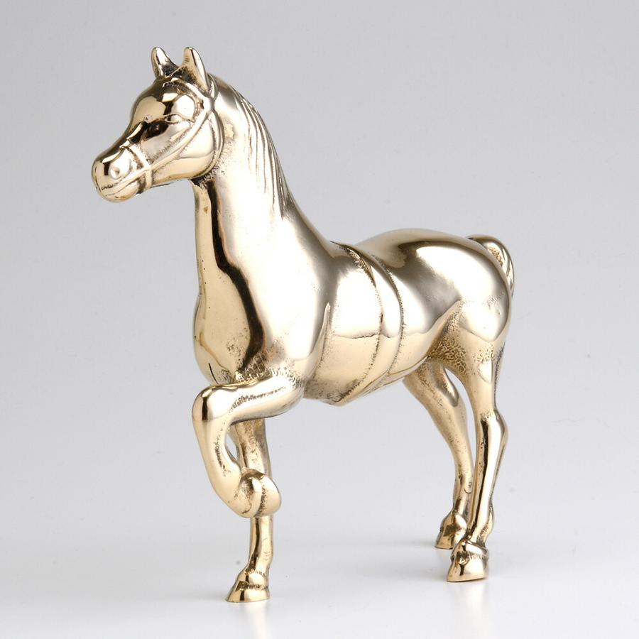 イタリア製 真鍮雑貨 真鍮 馬 ブロンズ 置物 ホース 競馬 HORSE PONY