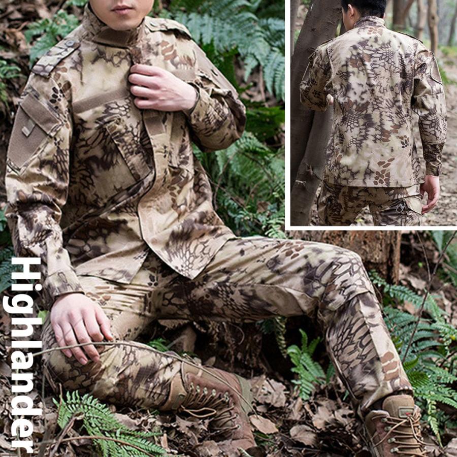 サバゲー 装備 上下セット BDU 迷彩服 タイフォン マンドレイク