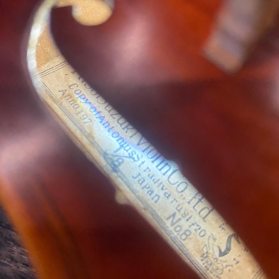 スズキ（SUZUKI） SUZUKI No.8 1/8 1970年代 String Instrument