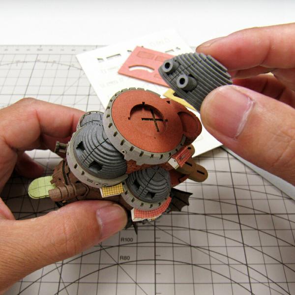 スタジオジブリ みにちゅあーとキット【ハウルの城】ハウルの動く城