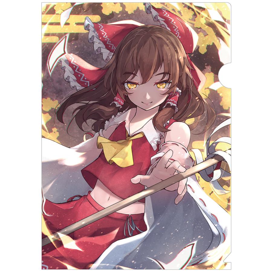 東方クリアファイル すなめりドリルクリアファイル 霊夢(cheeseroll