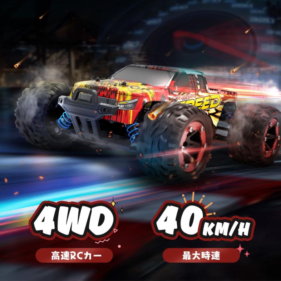 DEERC ラジコン ラジコンカー オフロード DEERC 4WD 40km/h 子供 大人