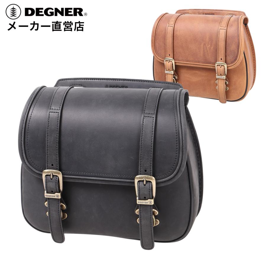 DEGNER（デグナー） サイドバッグ バイク 公式 レザーサドルバッグ SB