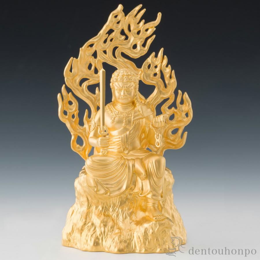純金 不動明王 75g ( 木札名入れ有料 仏壇 寺院 仏様 日本 仏具 東京