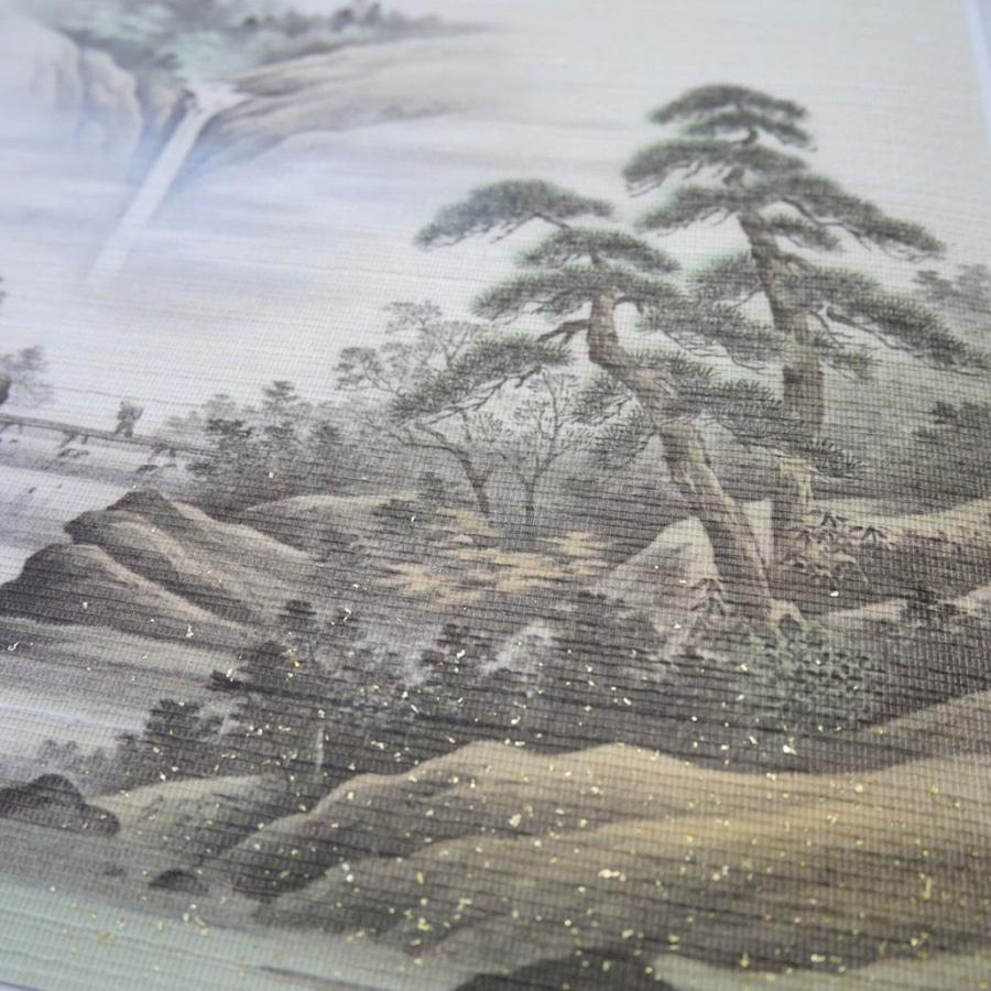 ふすま紙 襖紙 (近江第10集) No.901 (サイズ100×203cm) 2枚組織物襖紙