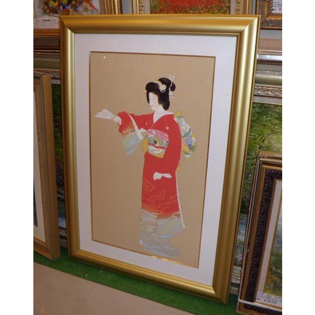 上村松園 「序の舞」 シルクスクリーン版画（限定300部 版上落款あり