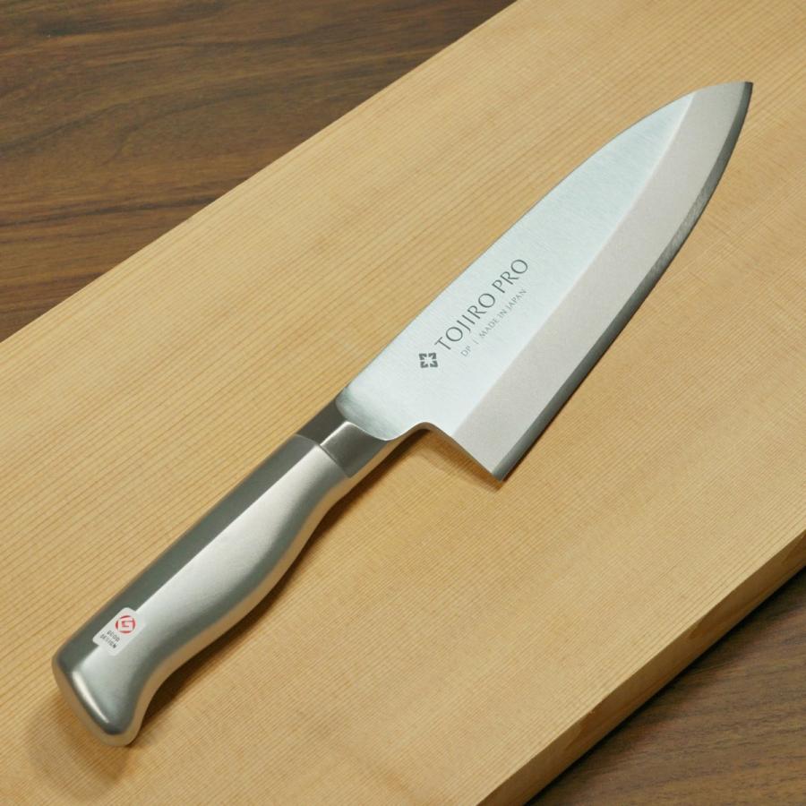 藤次郎 包丁 出刃 180mm V金10号 オールステンレス TOJIRO PRO 和包丁