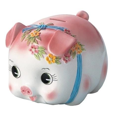 即納】豚の貯金箱 ピギーバンク 豚 貯金箱 大 ピンク S0060 ぶたちゃん