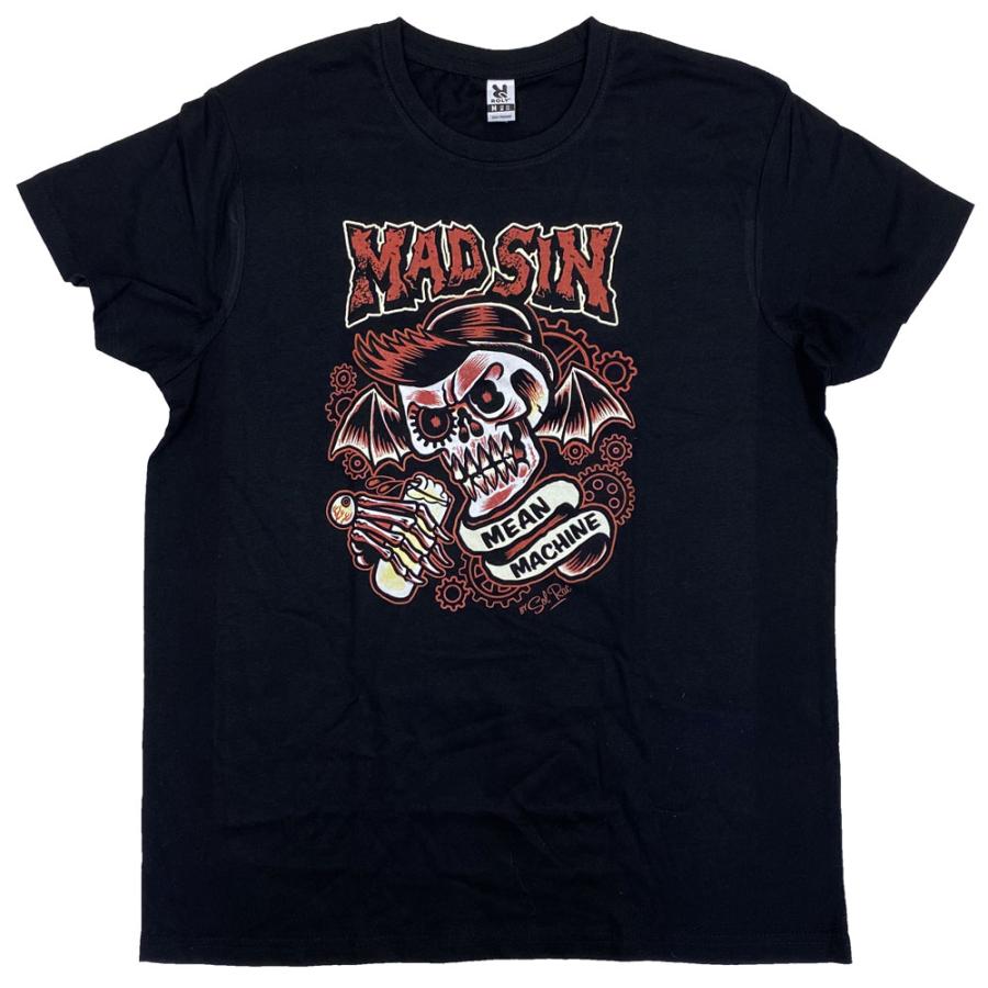 MAD SIN・マッドシン・MEAN MACHINE・Tシャツ・サイコビリーTシャツ