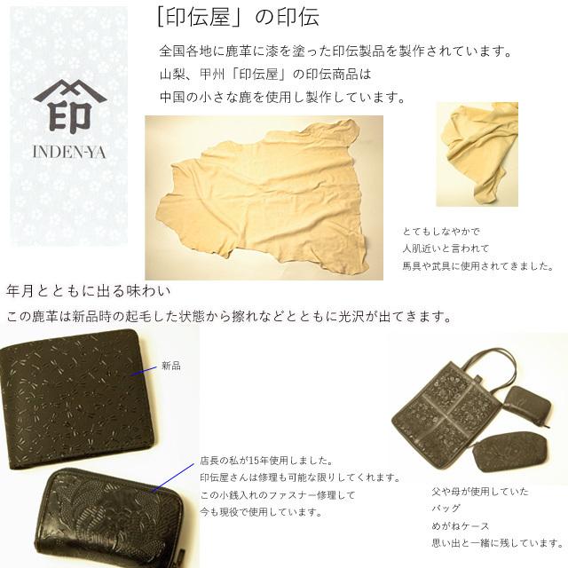 印傳屋（INDEN-YA） 印伝ショルダーバッグ 印伝 ポシェットバッグ