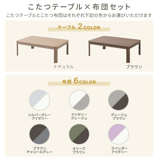 こたつ こたつテーブル コタツ こたつセット 120×80cm 長方形 布団