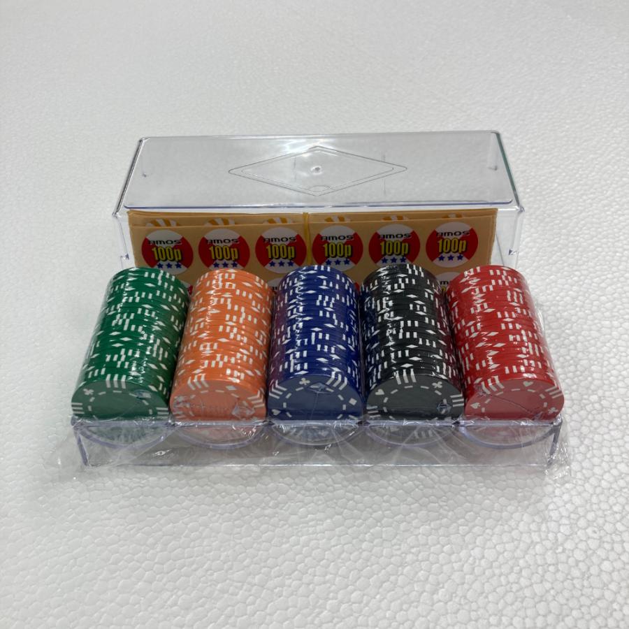 麻雀用ポーカーチップ「アモス新チップ」特大 麻雀用具・マージャン用