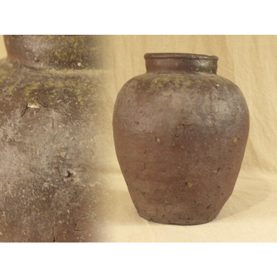 室町時代 古備前茶壺27cm 中壺 侘寂 茶道 華道 六古窯 常滑 越前