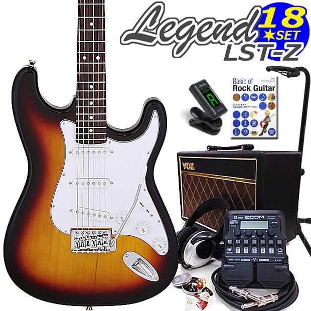 Aria Proll エレキギター 初心者 セット VOXアンプ ZOOM G1Four付 LST