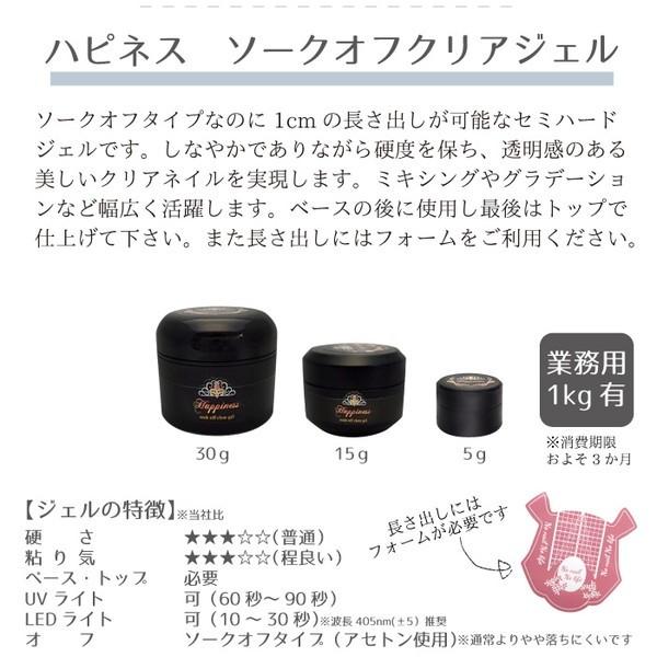 ジェルネイル ハピネス 30g 1個販売 #1 : four-leaf-clover - 通販