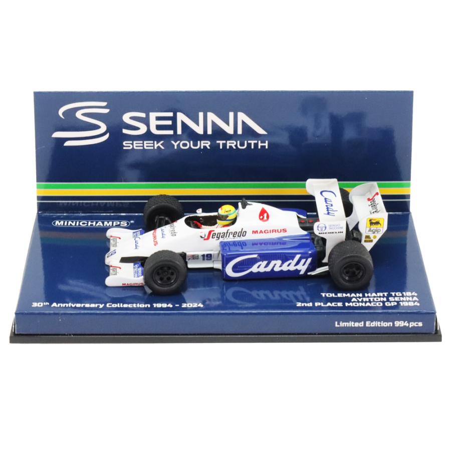 ミニチャンプス 1/43 トールマン ハート TG184 アイルトン セナ 1984年