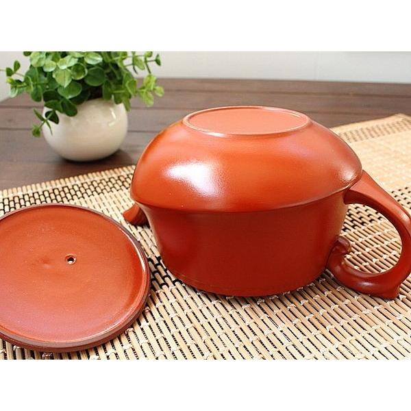 常滑焼 朱泥ポット※ステンレス製茶漉し付き (和食器 茶器 急須 お茶