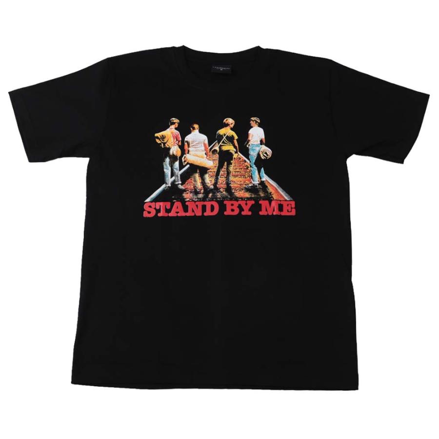 Tシャツ バンドTシャツ ロックTシャツ 半袖 (BW) スタンドバイミー
