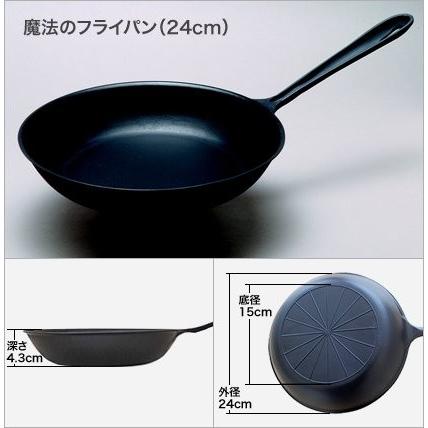 魔法のフライパン 24cm 錦見鋳造 送料無料 : Free style Yストア