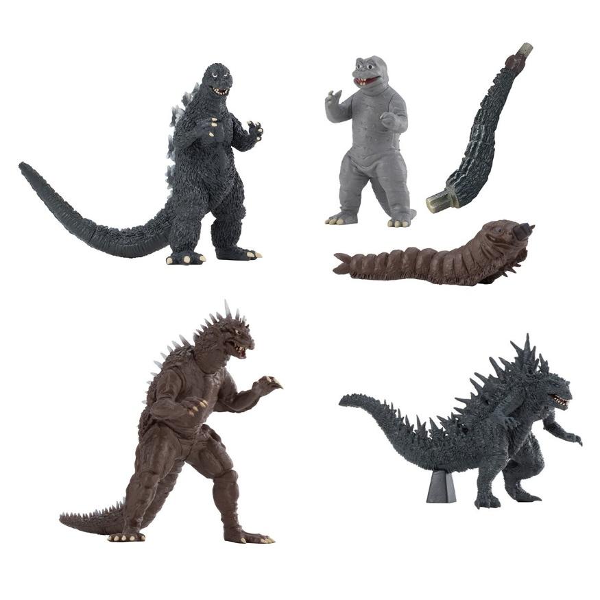 HGシリーズ ゴジラ モスラ対ゴジラ編 全4種セット BANDAI コンプリート