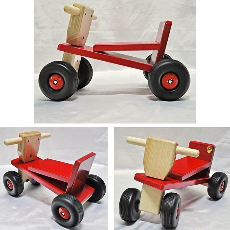 送料無料】カワイ 乗用バイク 6030 乗り物玩具 おもちゃ 木製 バイク