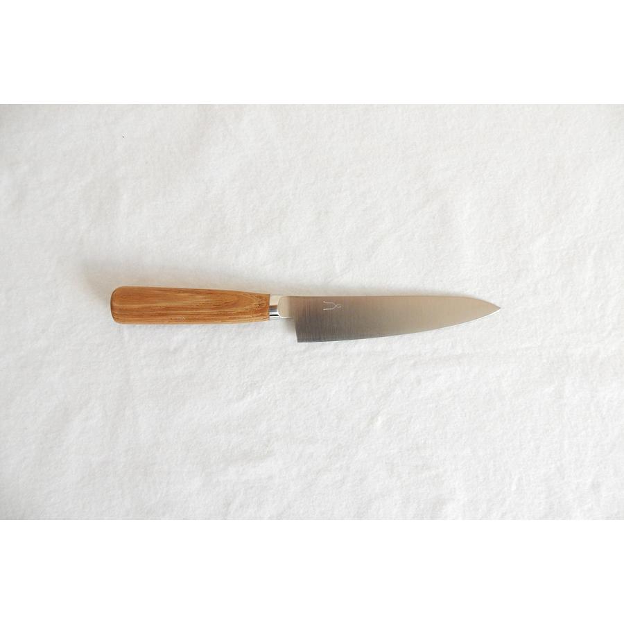 包丁工房タダフサ 万能包丁 125mm ペティ 抗菌炭化木 ペティナイフ