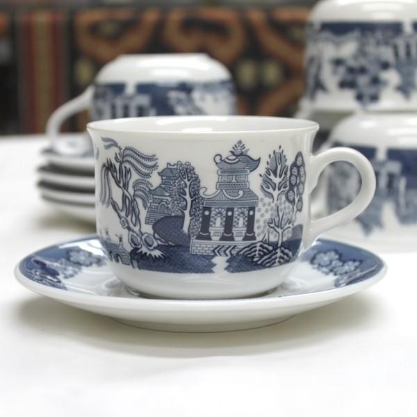 開運 景徳鎮 食器 陶磁器 コーヒーカップセット 5客 ソーサー おしゃれ