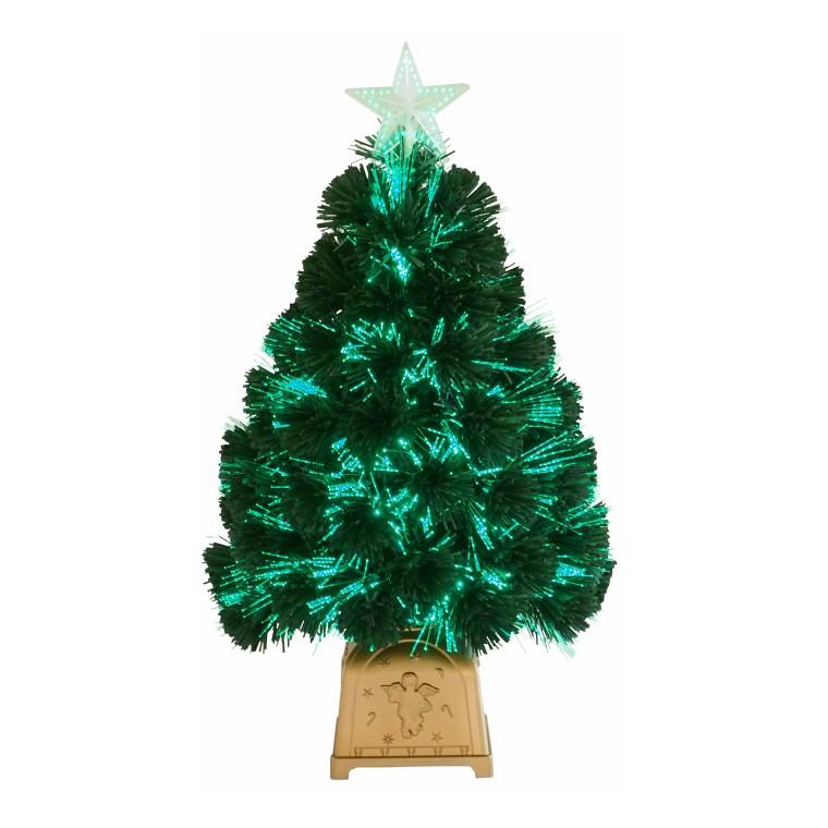 クリスマスファイバーツリー60cm グリーン クリスマスツリー