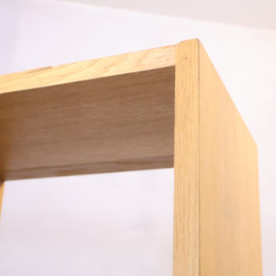 無印良品（MUJI） オーク材 スタッキングシェルフ 5段・2列 オープン