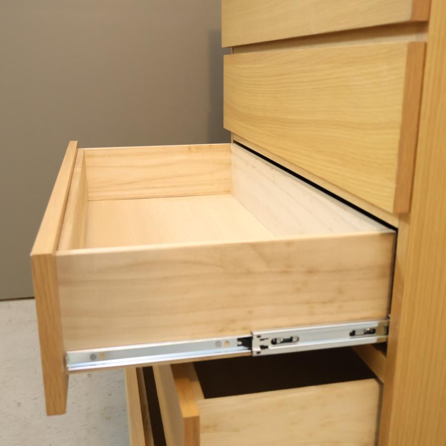 無印良品（MUJI） オーク材 木製 チェスト 6段 ワイド ナチュラル
