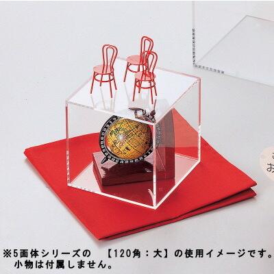 ディスプレイケース 日本製 アクリル製120mmタイプ 5面体 ディスプレー